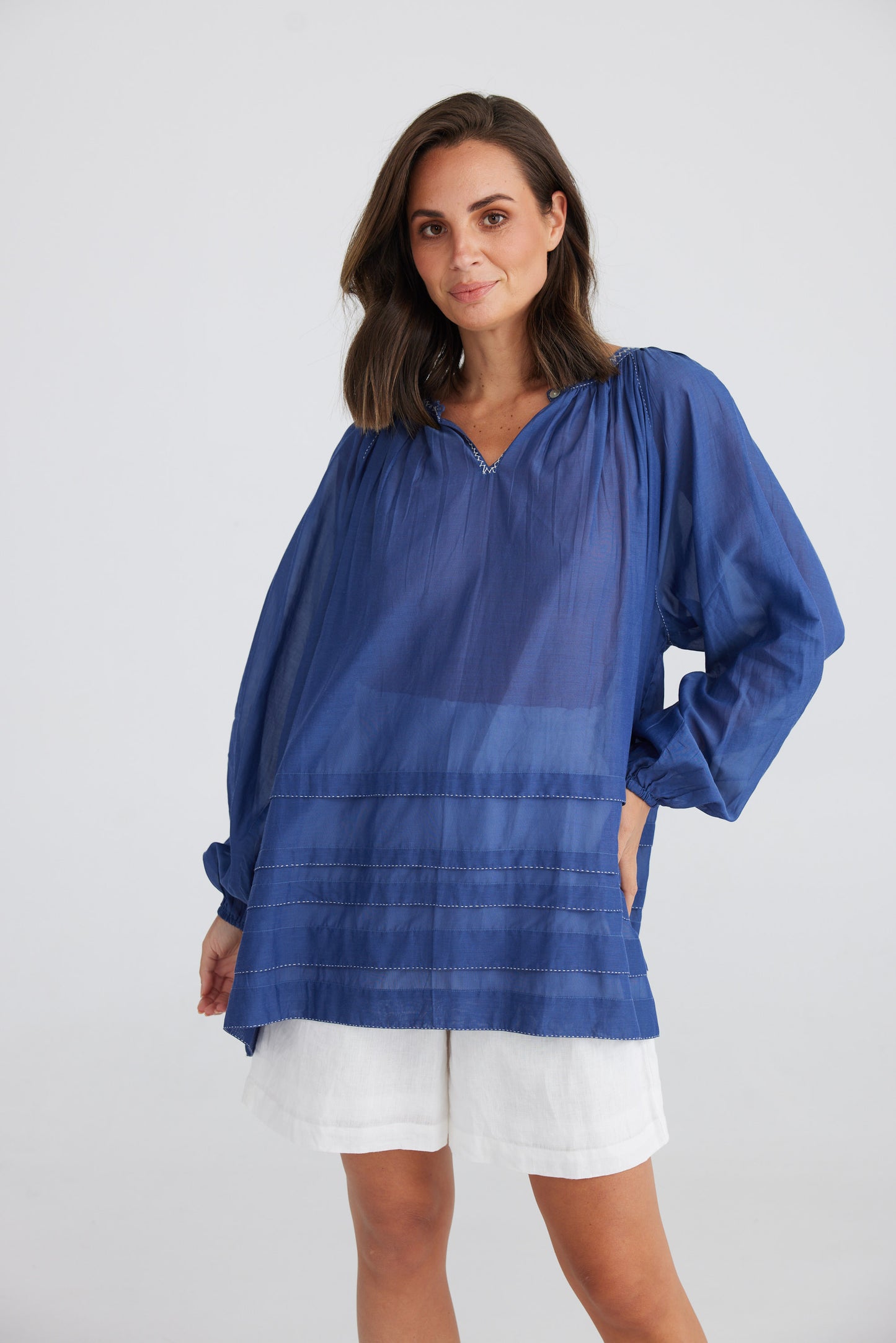 Ahoy Top - Royal Blue