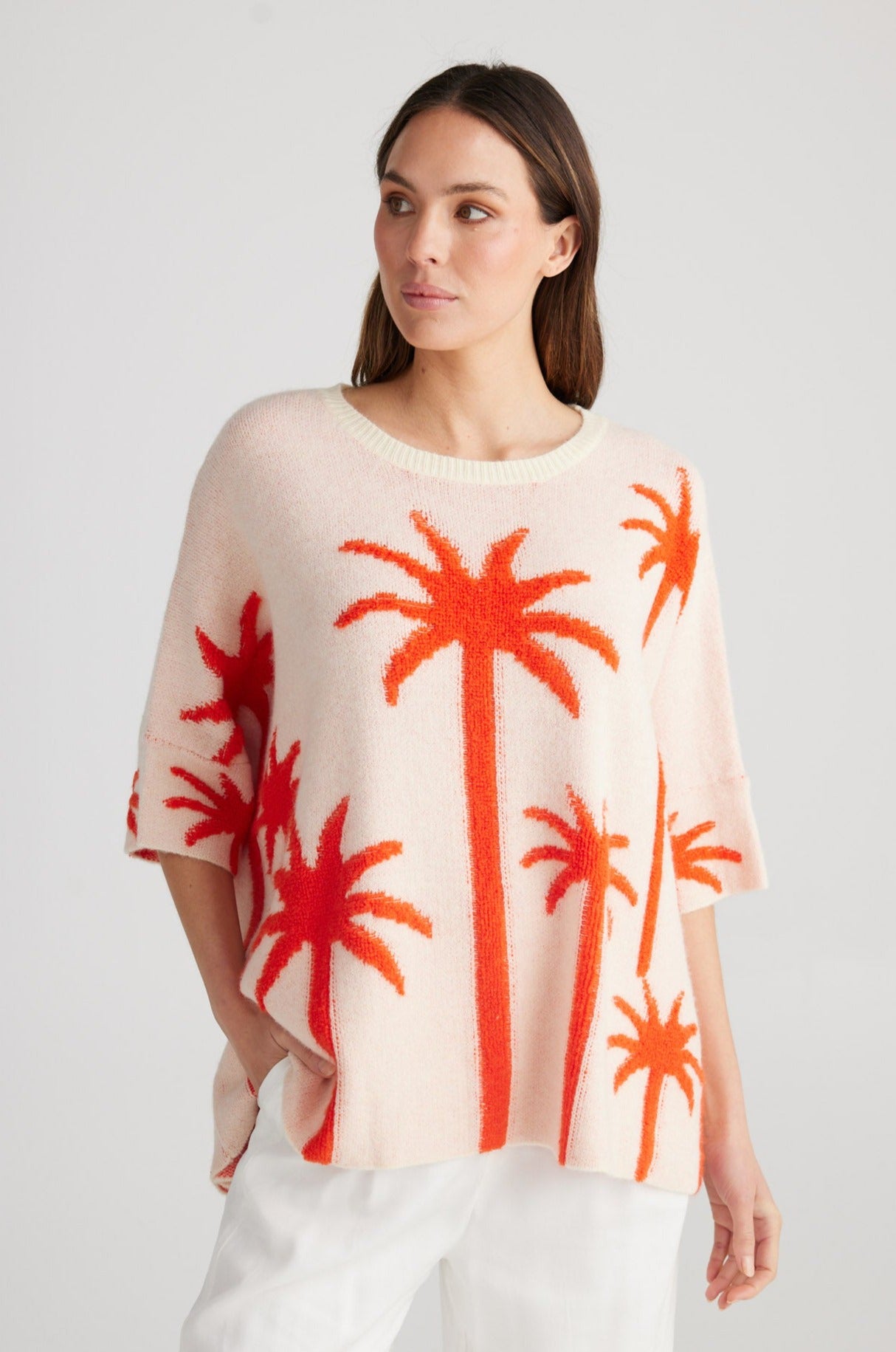 Palm Cove Knit - Orange