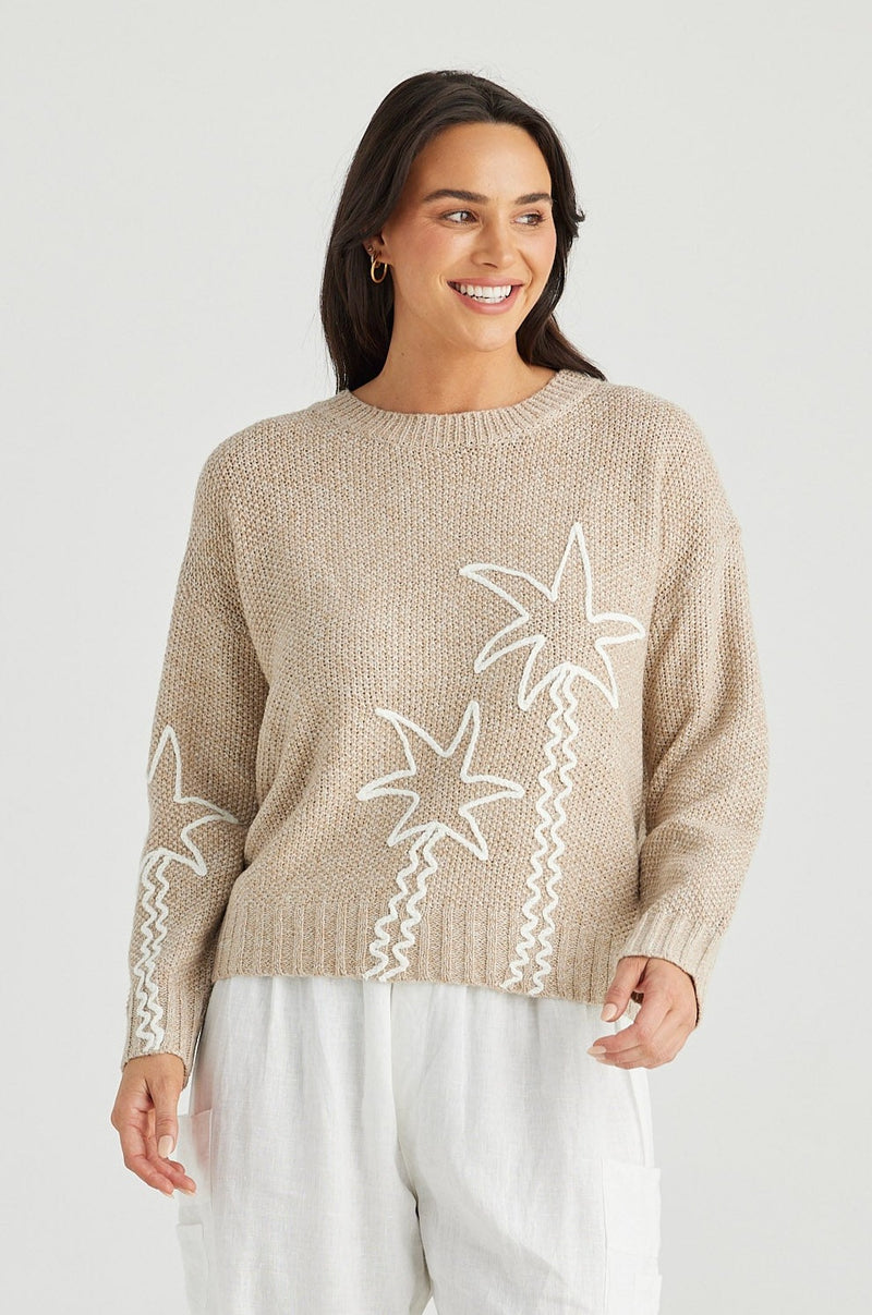 Haven Knit - Biscuit Palm
