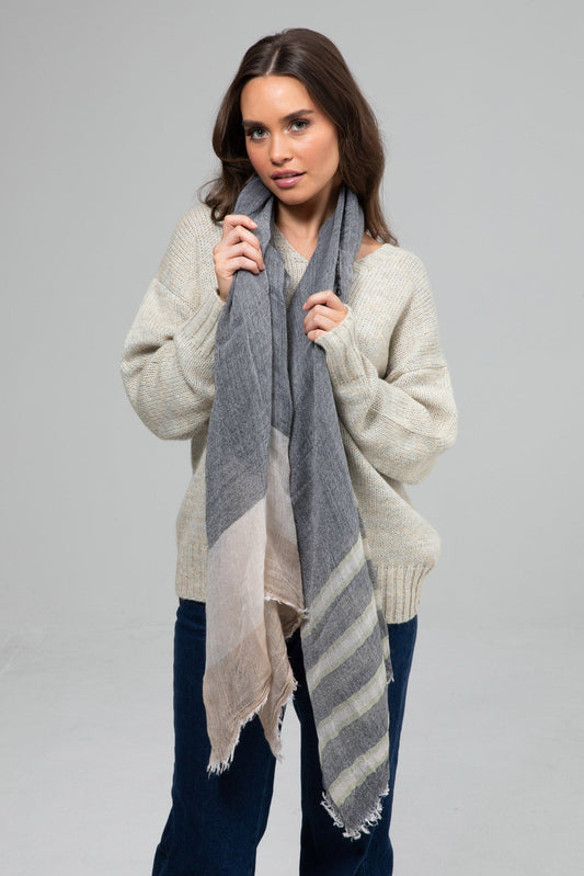 Odessa Scarf - Charcoal