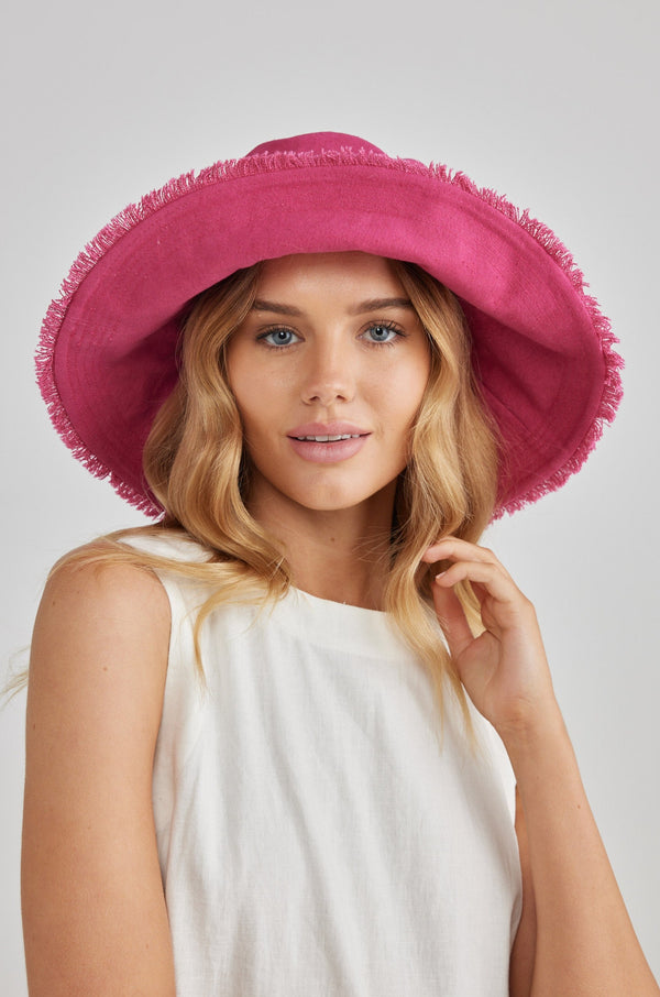 Sunny Bucket Hat - Bright Pink
