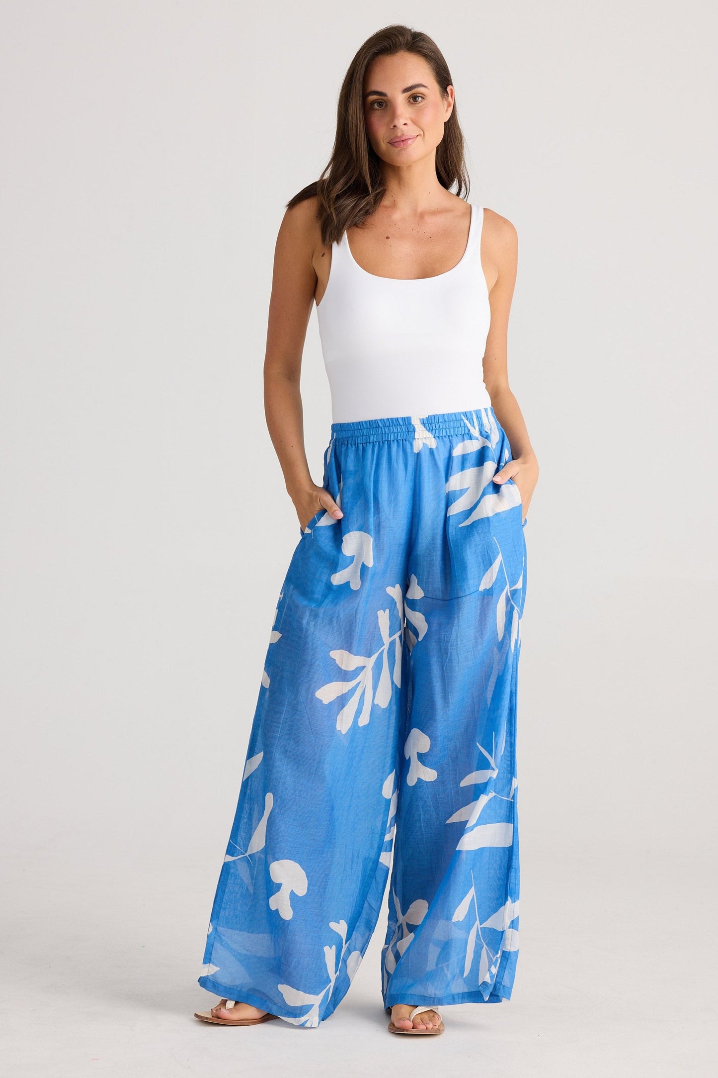 Fly Away Pant - Blue Passion Flower