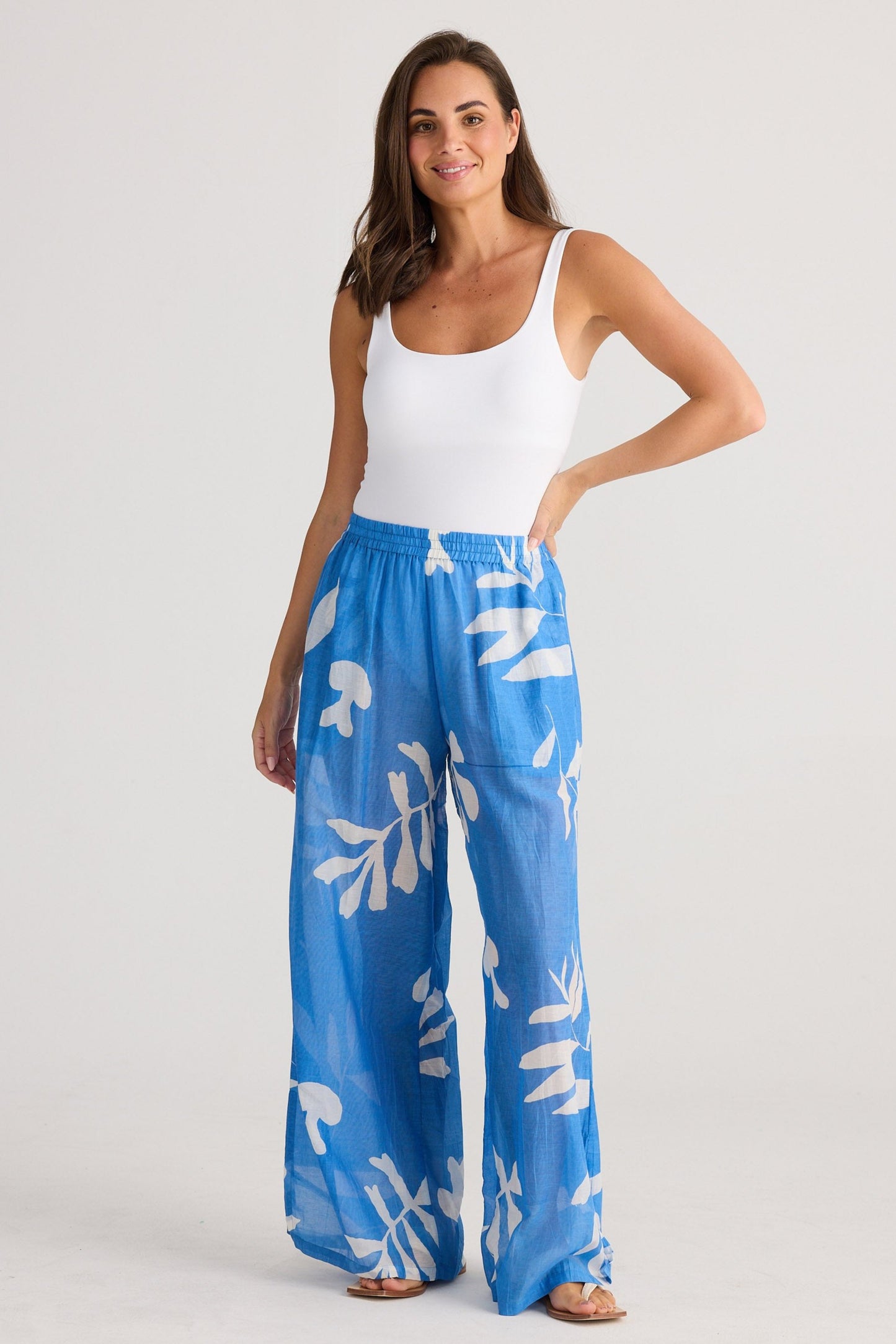 Fly Away Pant - Blue Passion Flower