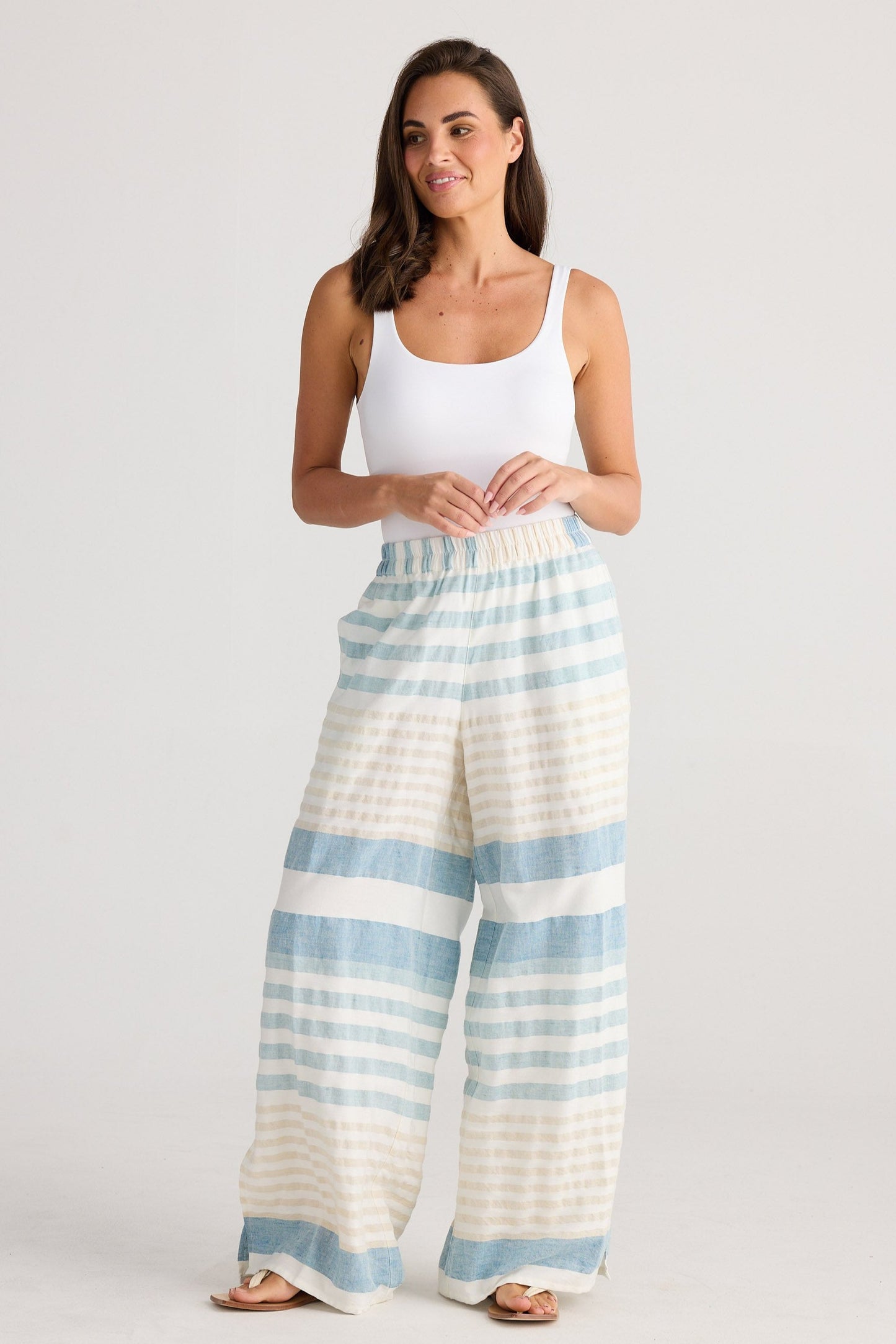 Fly Away Pant - Ocean Stripe