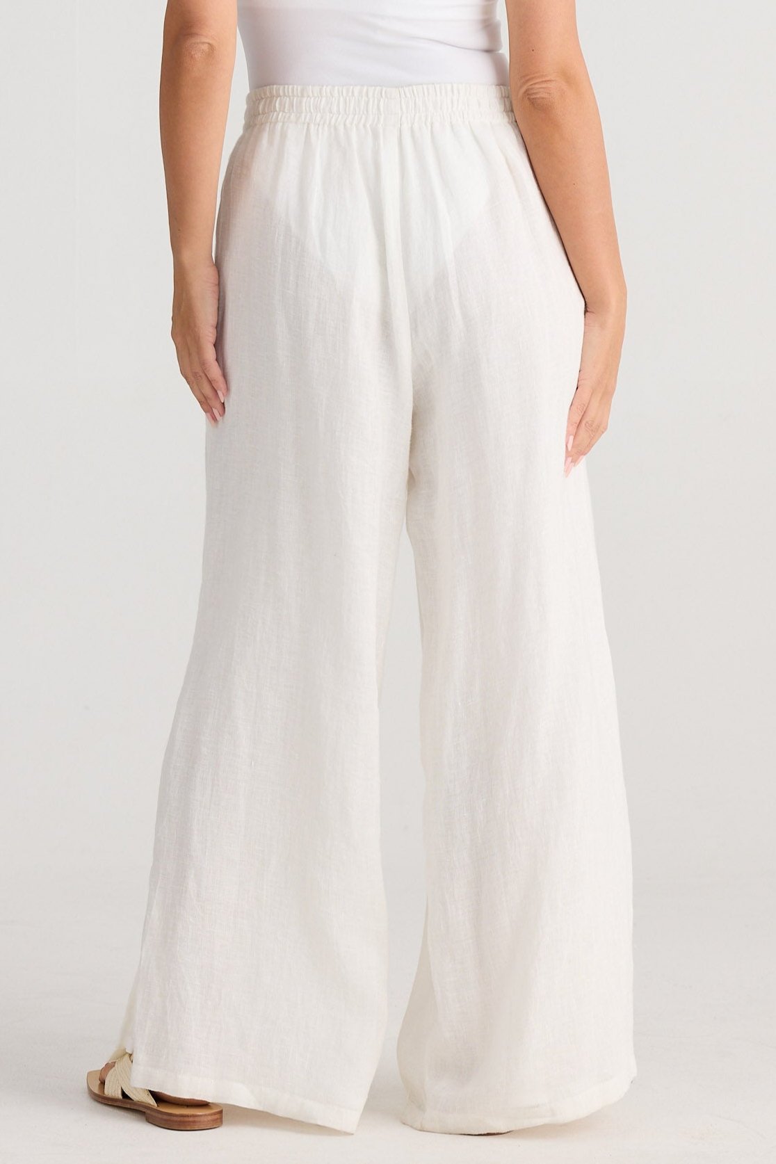 Fly Away Pant - White Gauze