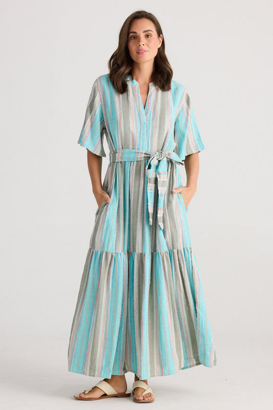 Lynwood Dress - Carnivale Stripe