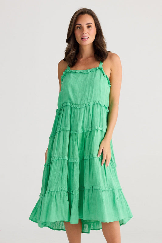 Alita Dress - Apple Gauze