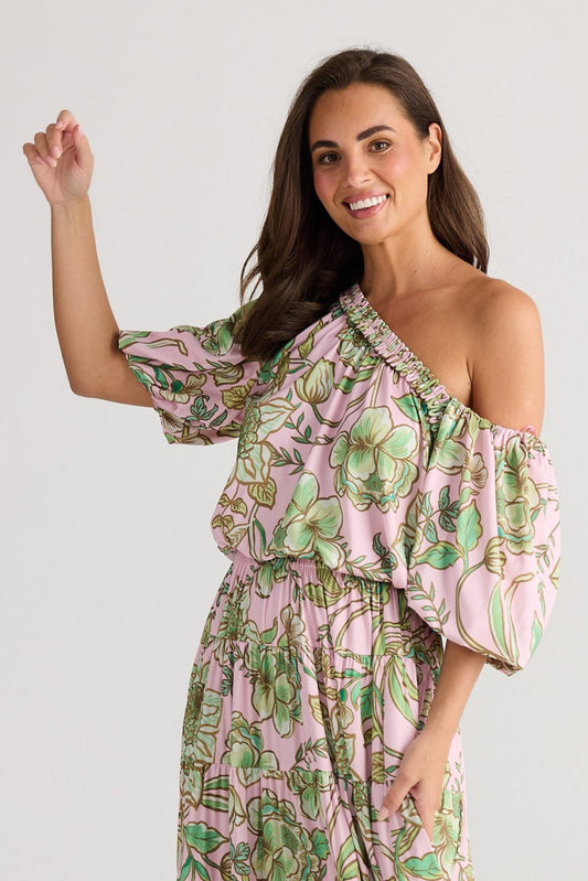 Blossom Top - Columbian Floral