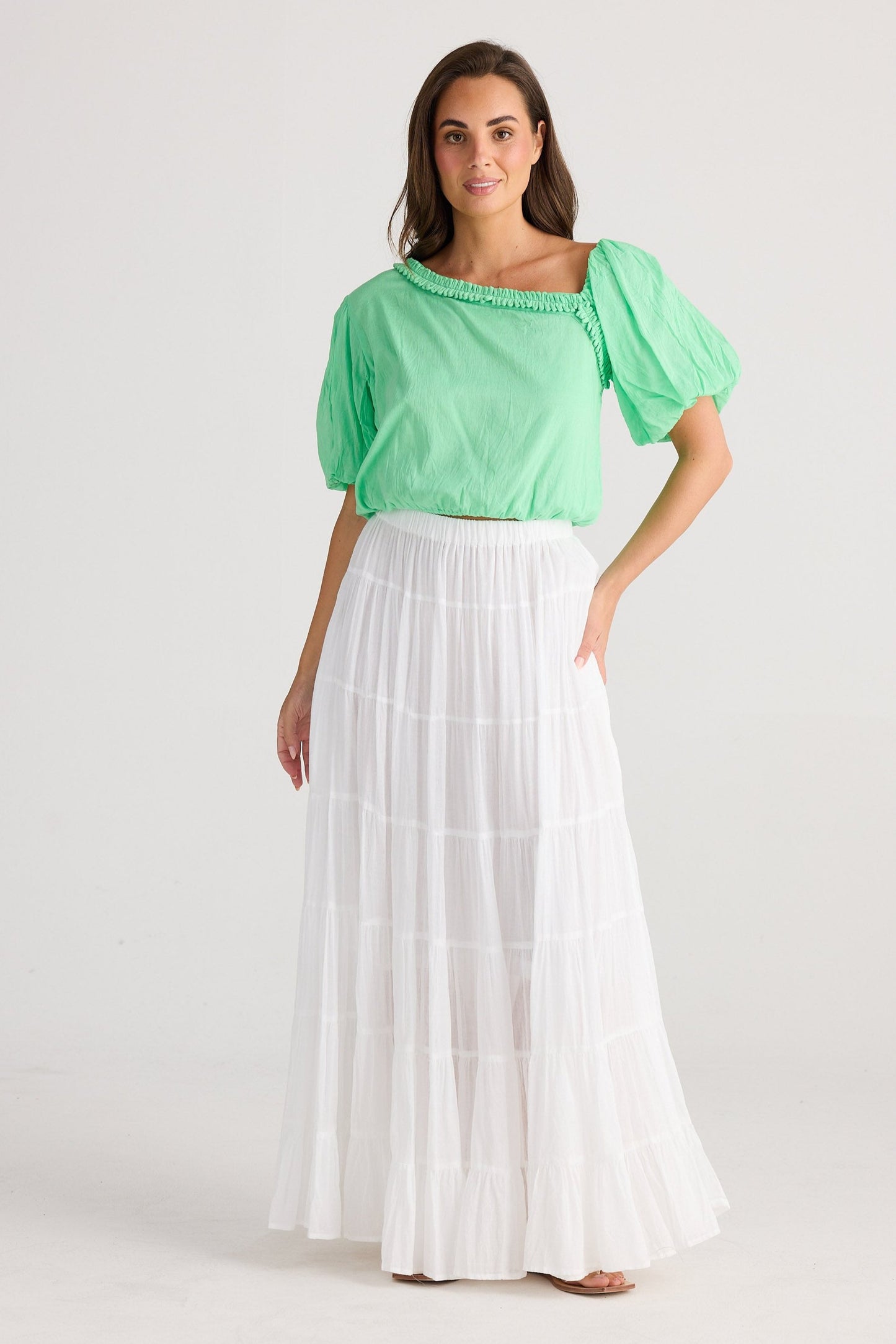 Blossom Skirt - White