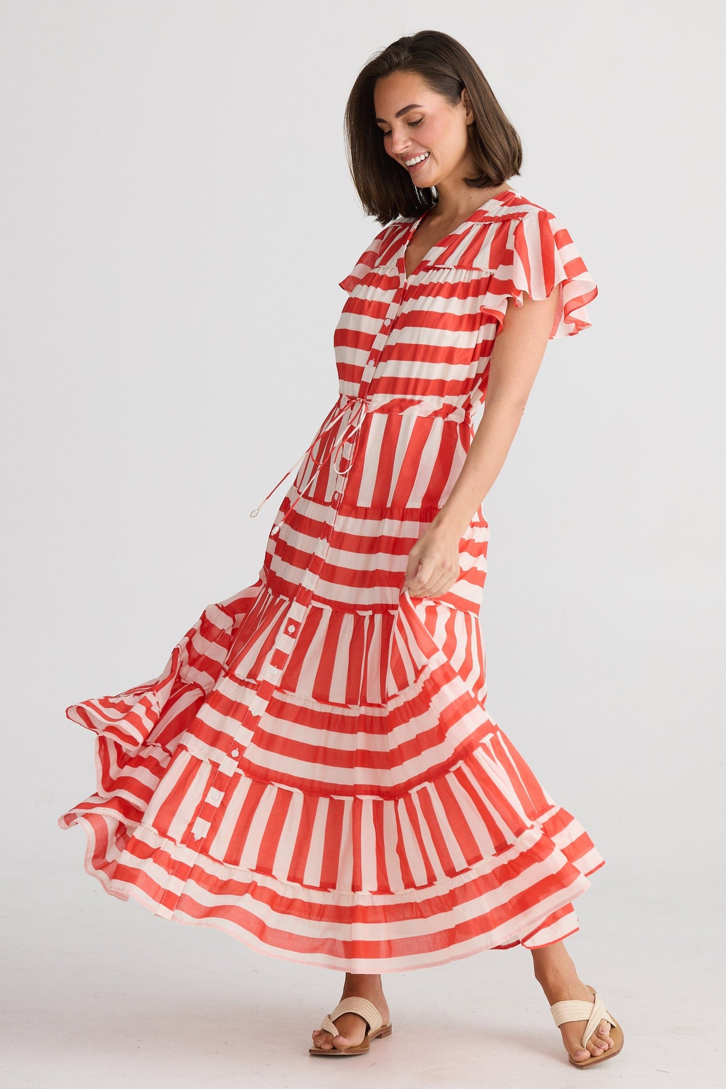 Delilah Dress - Noel Stripe