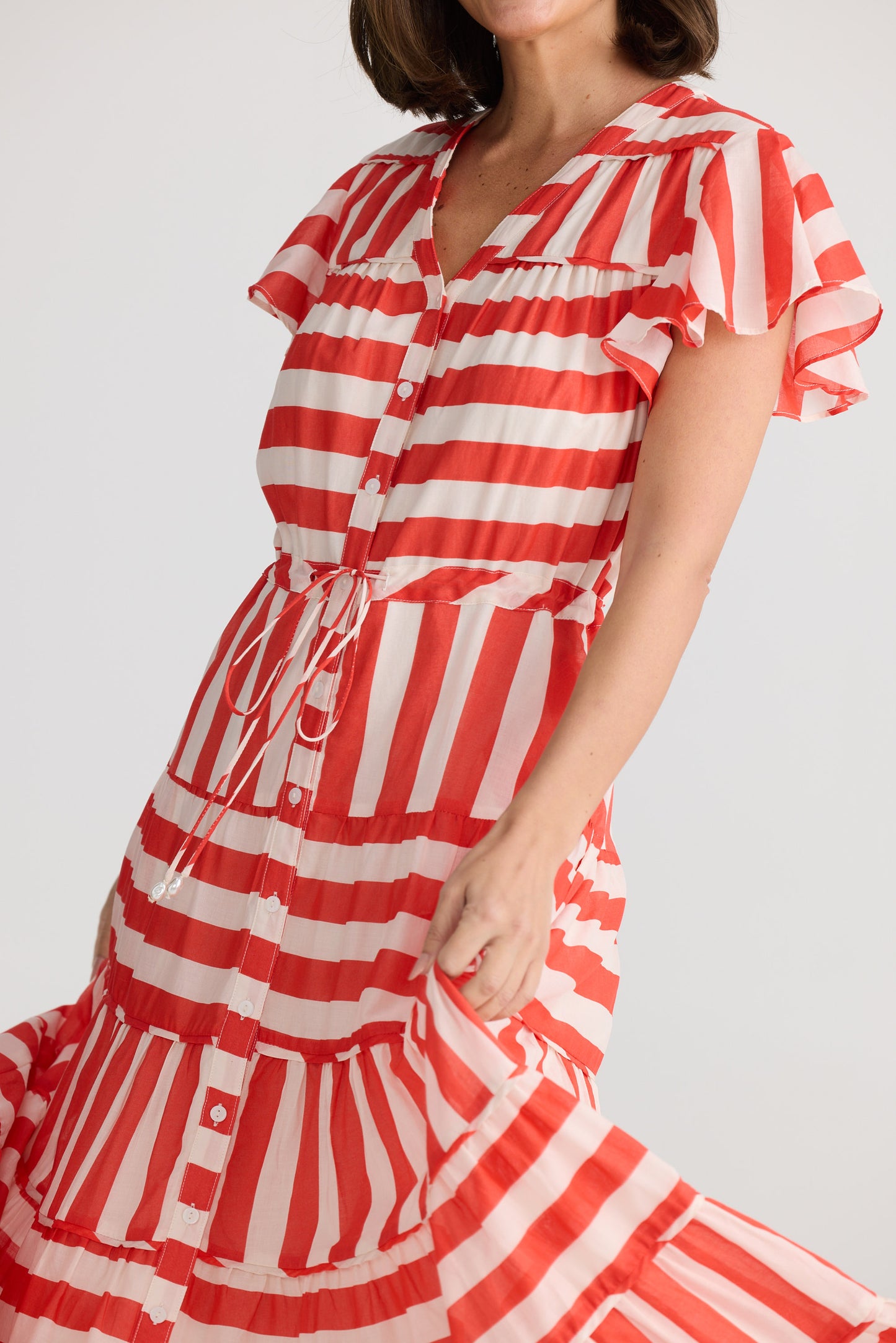 Delilah Dress - Noel Stripe