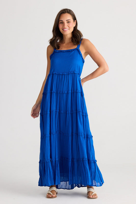 Castro Dress - Sapphire