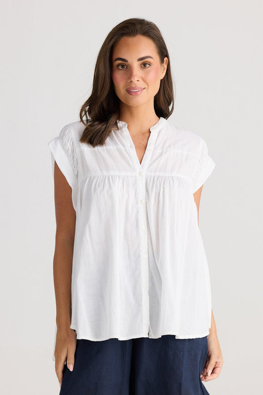 Clementine Top - White