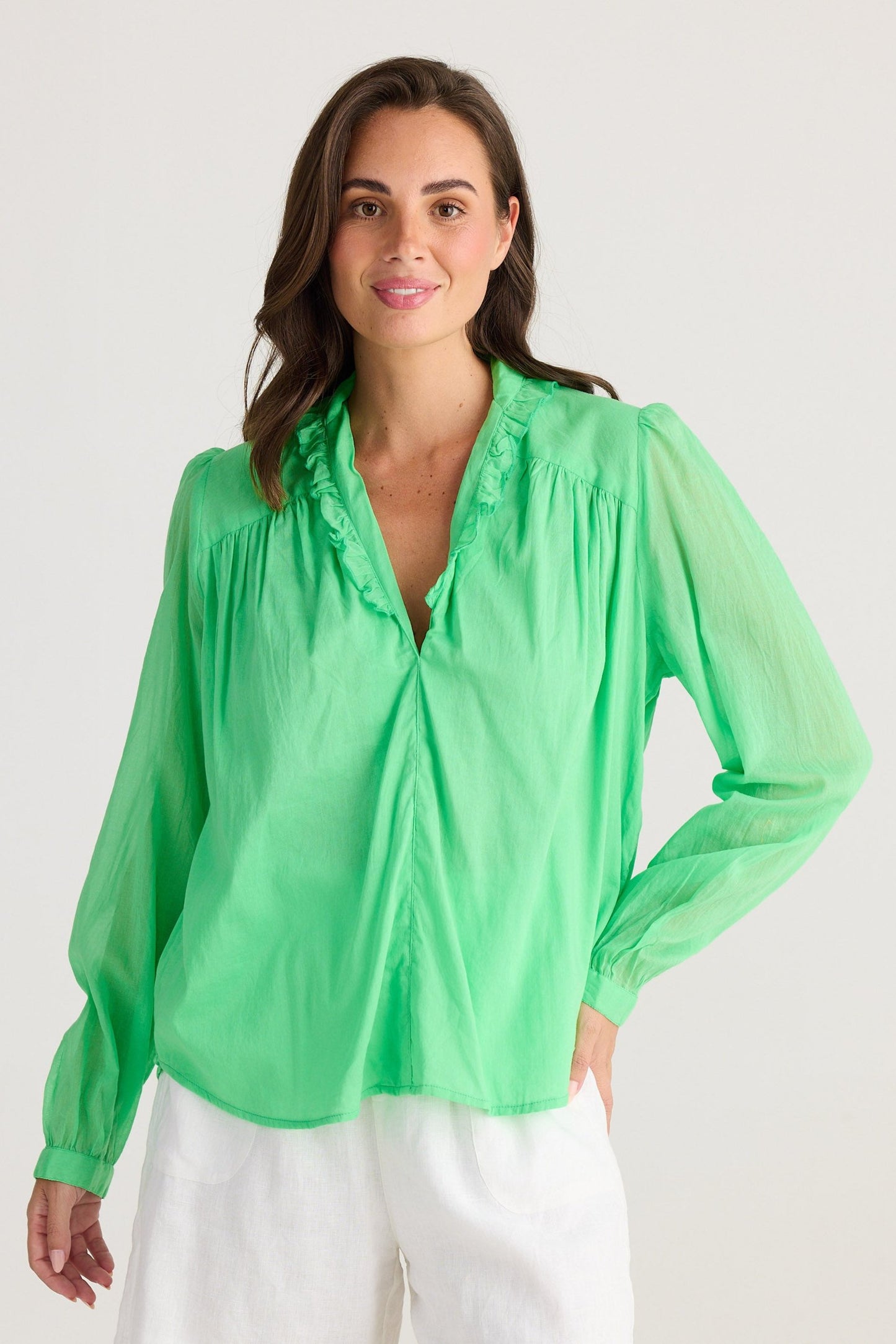 Daffodil Blouse - Apple