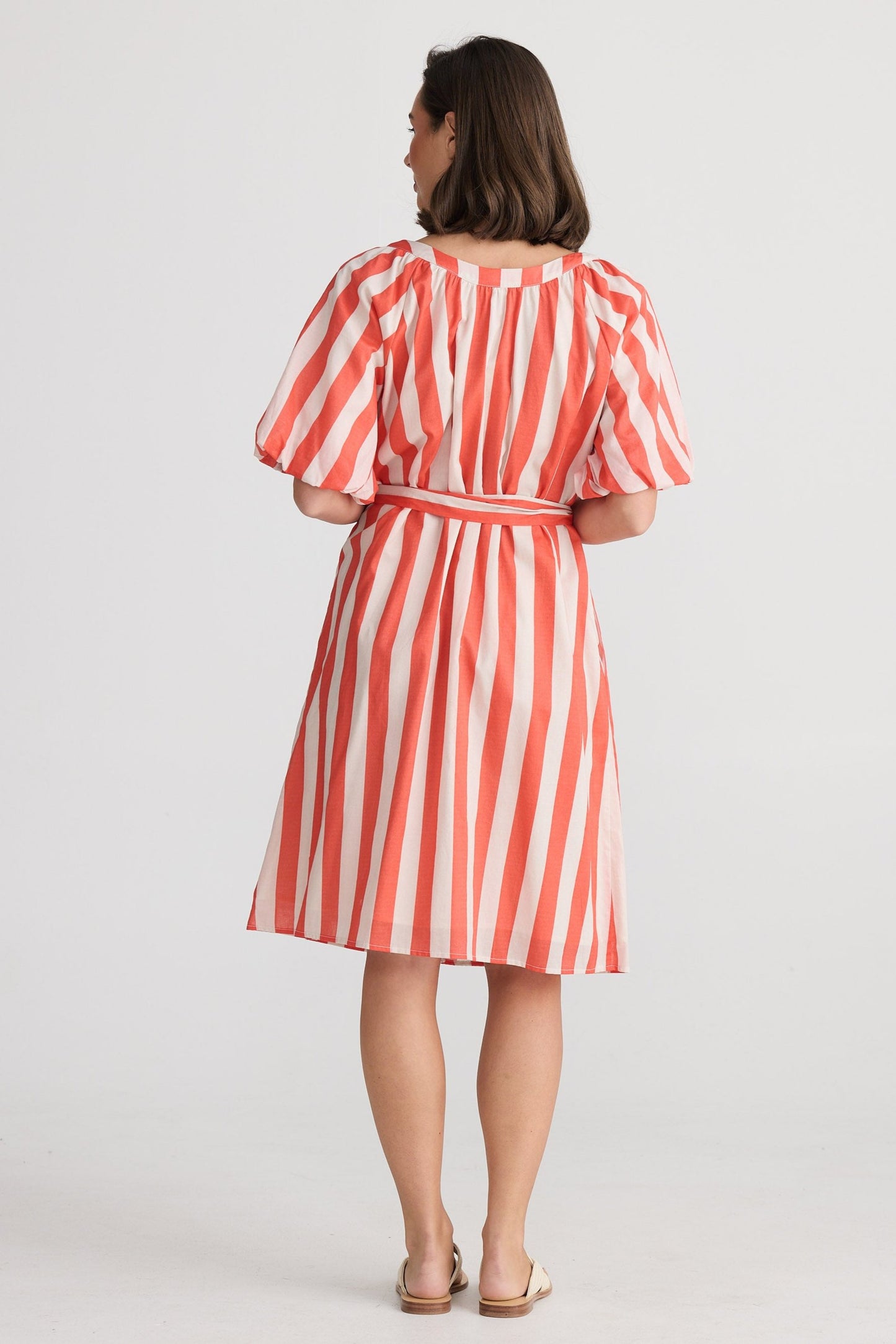 Mariah Dress - Noel Stripe