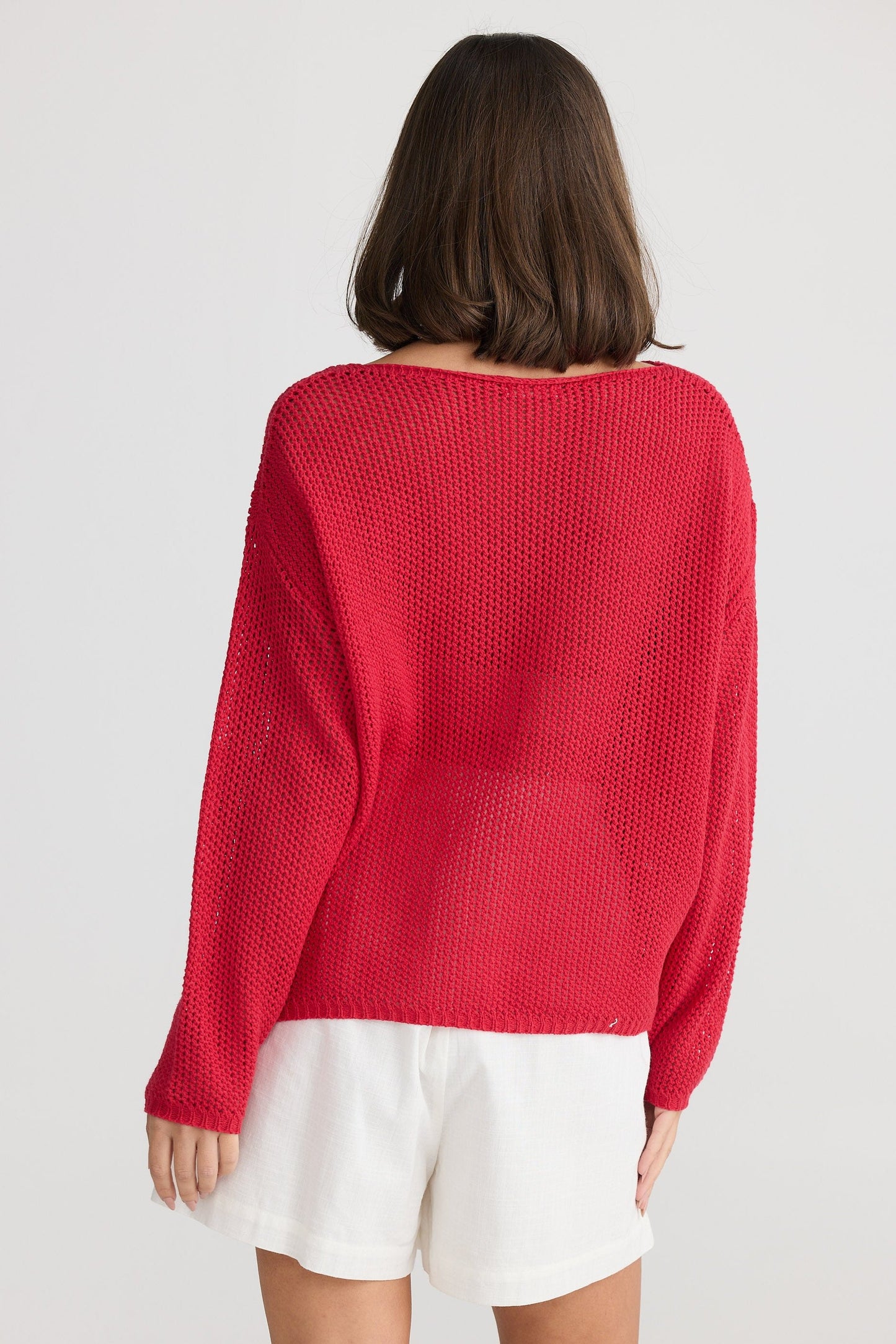 Anchored Knit - Red