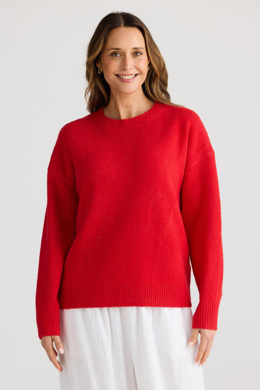 Overboard Knit - Red