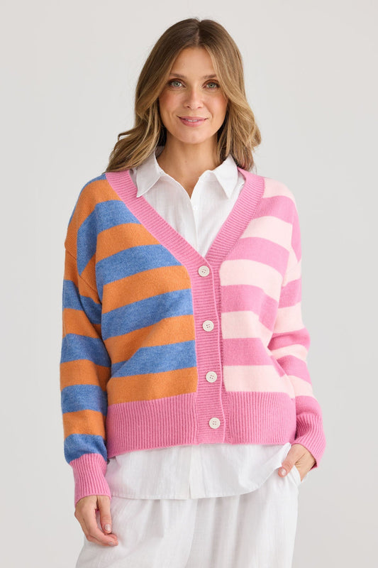 Samba Cardi - Pink Multi