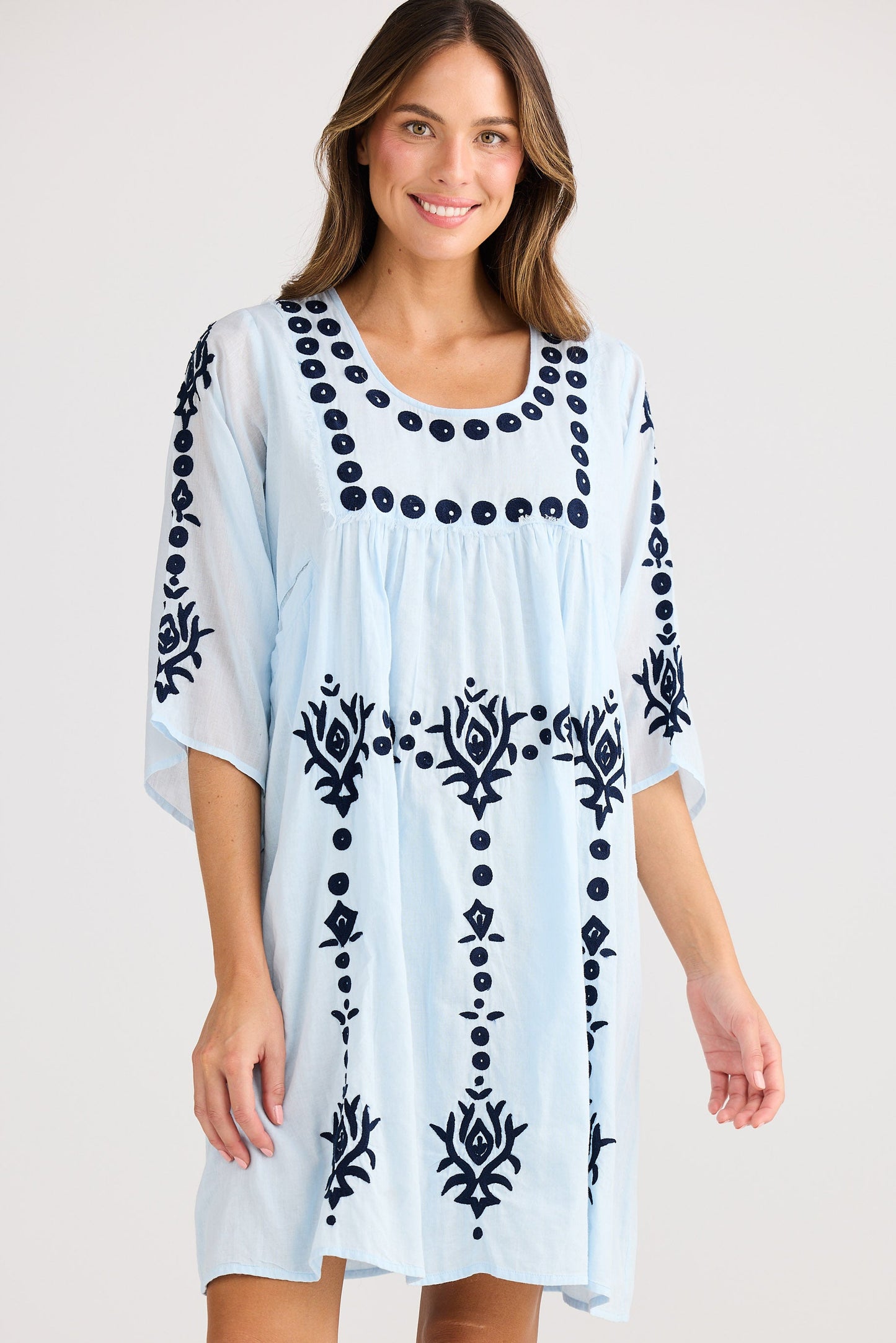 Sun Lounge Dress - Ice Blue