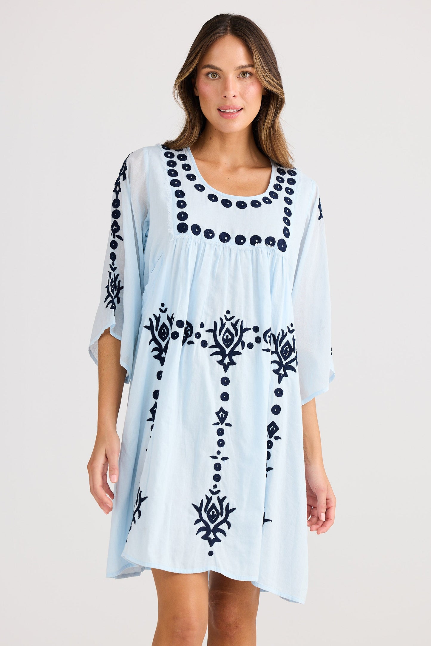 Sun Lounge Dress - Ice Blue