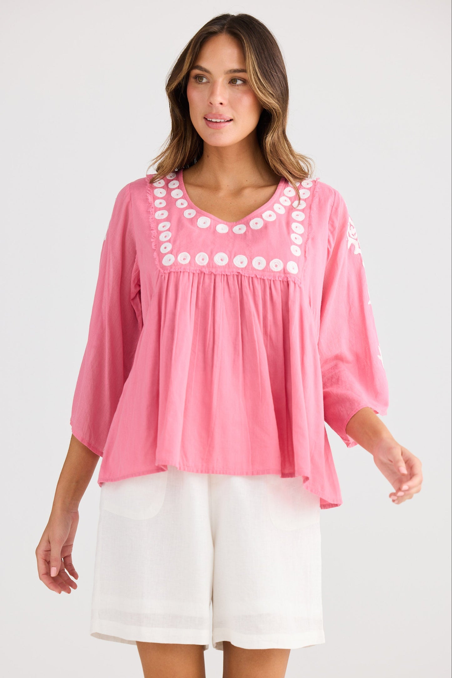 Sun Lounge Top - Cosmo Pink