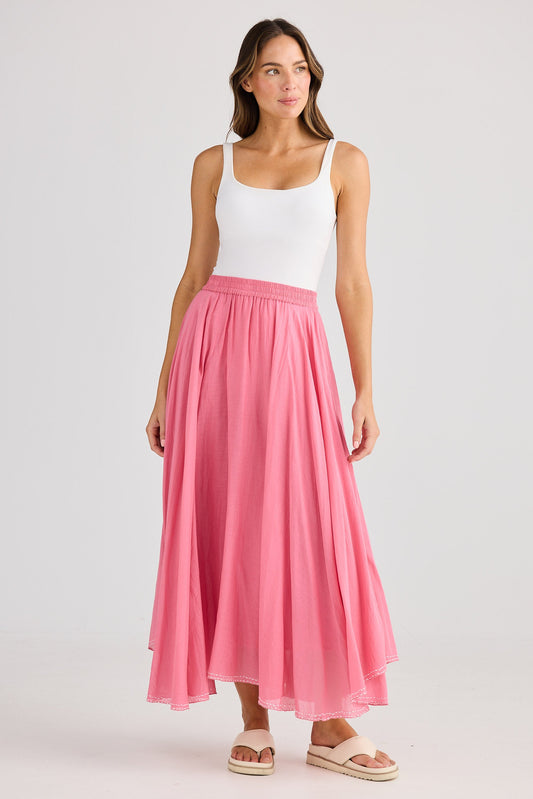 Village Skirt - Cosmo Pink