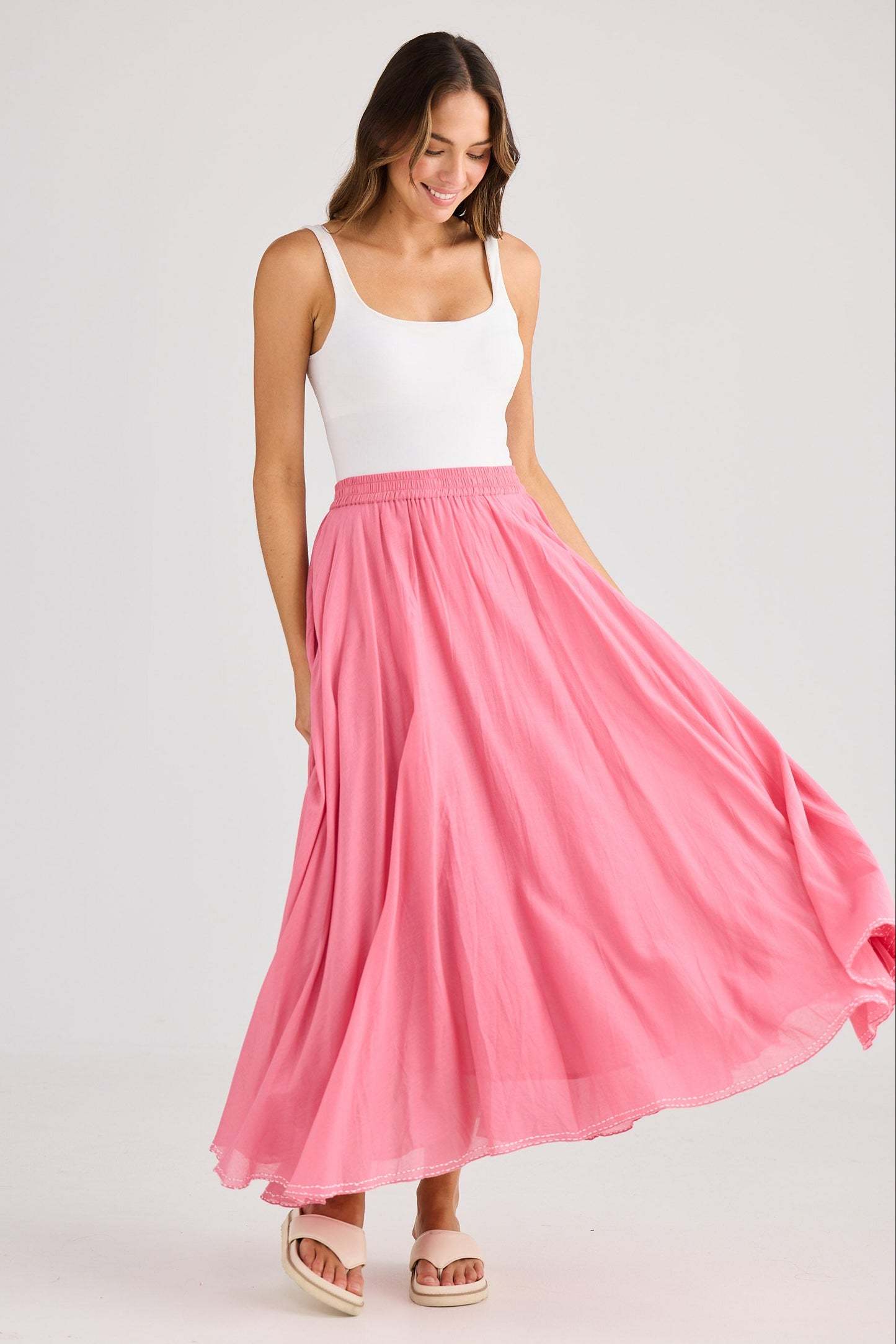 Village Skirt - Cosmo Pink