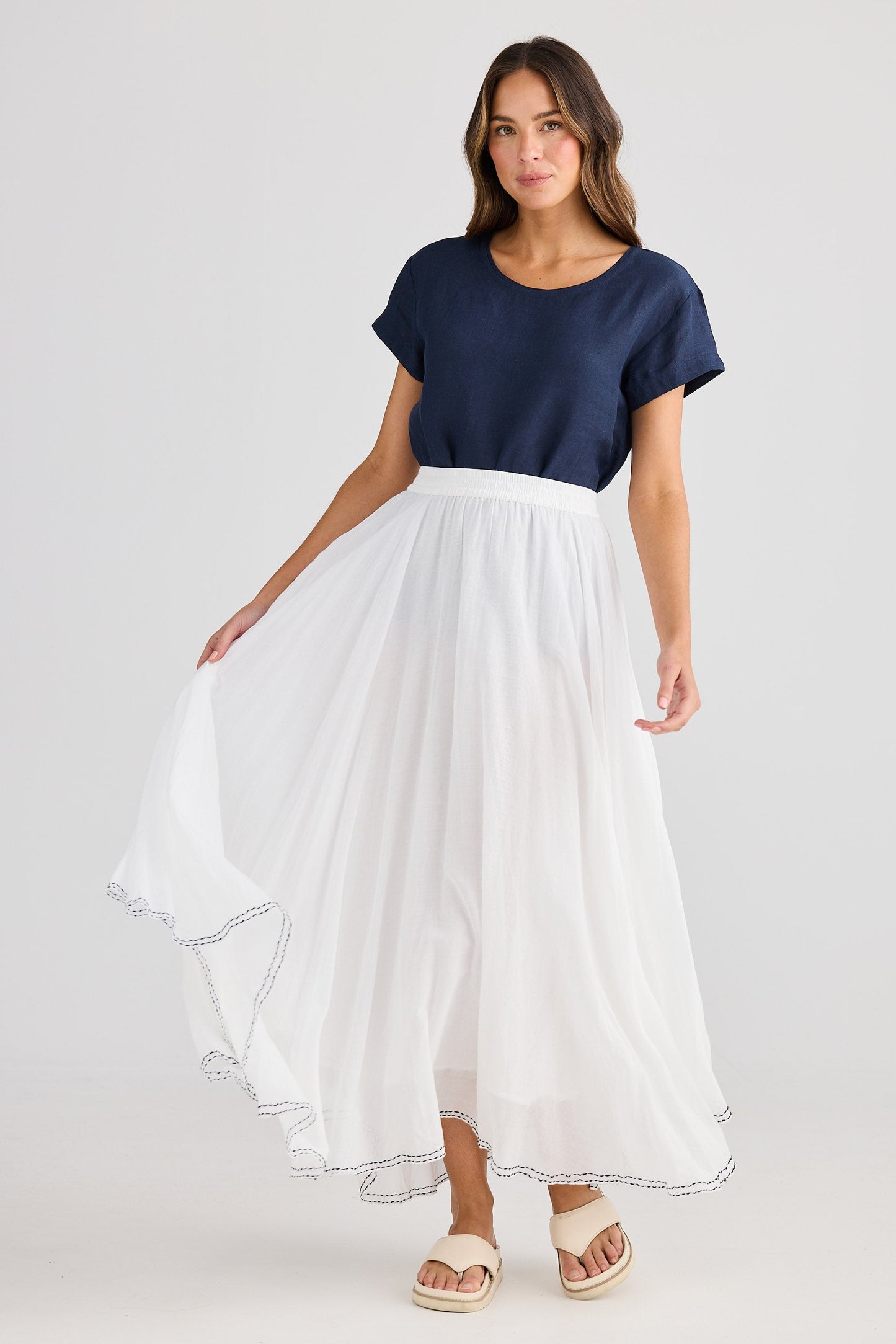 Village Skirt - White