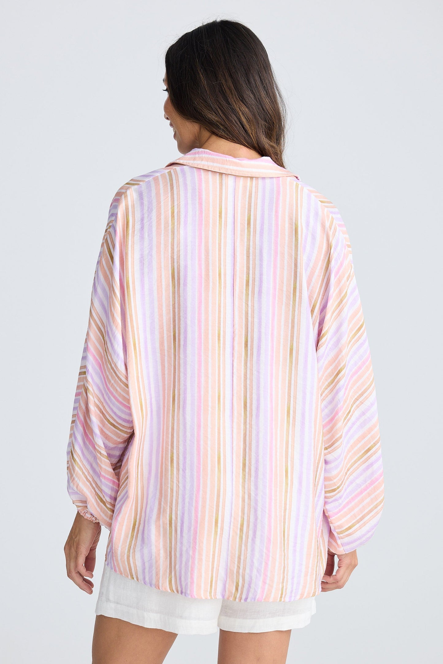 Cliffside Shirt - Painterly Stripe