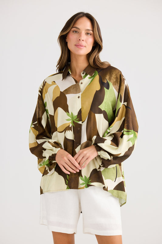 Cliffside Shirt - Jungle Print