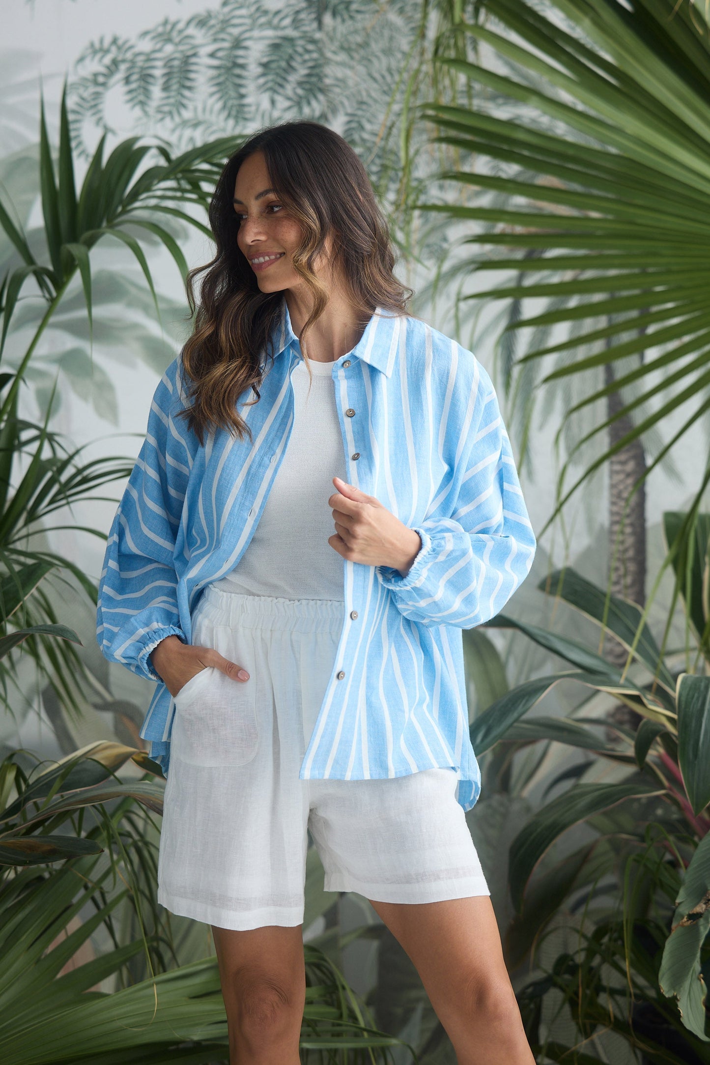 Cliffside Shirt - Jaali Stripe