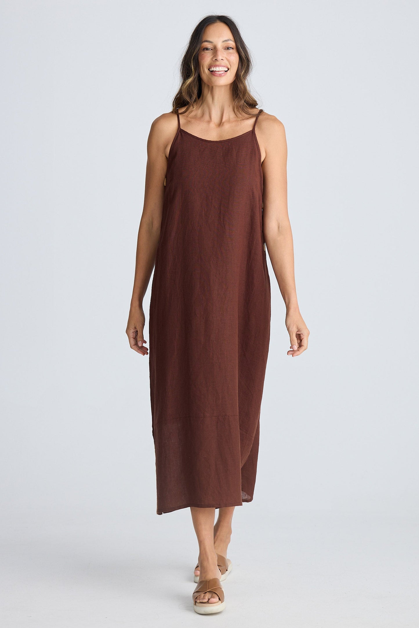 Cliffside Maxi Dress - Chocolate