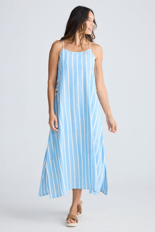 Cliffside Maxi Dress - Jaali Stripe