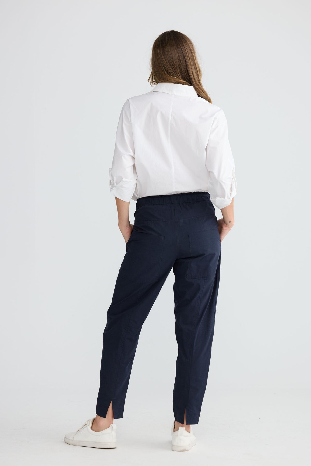 Reva Cargo Pant in Navy — additional view.