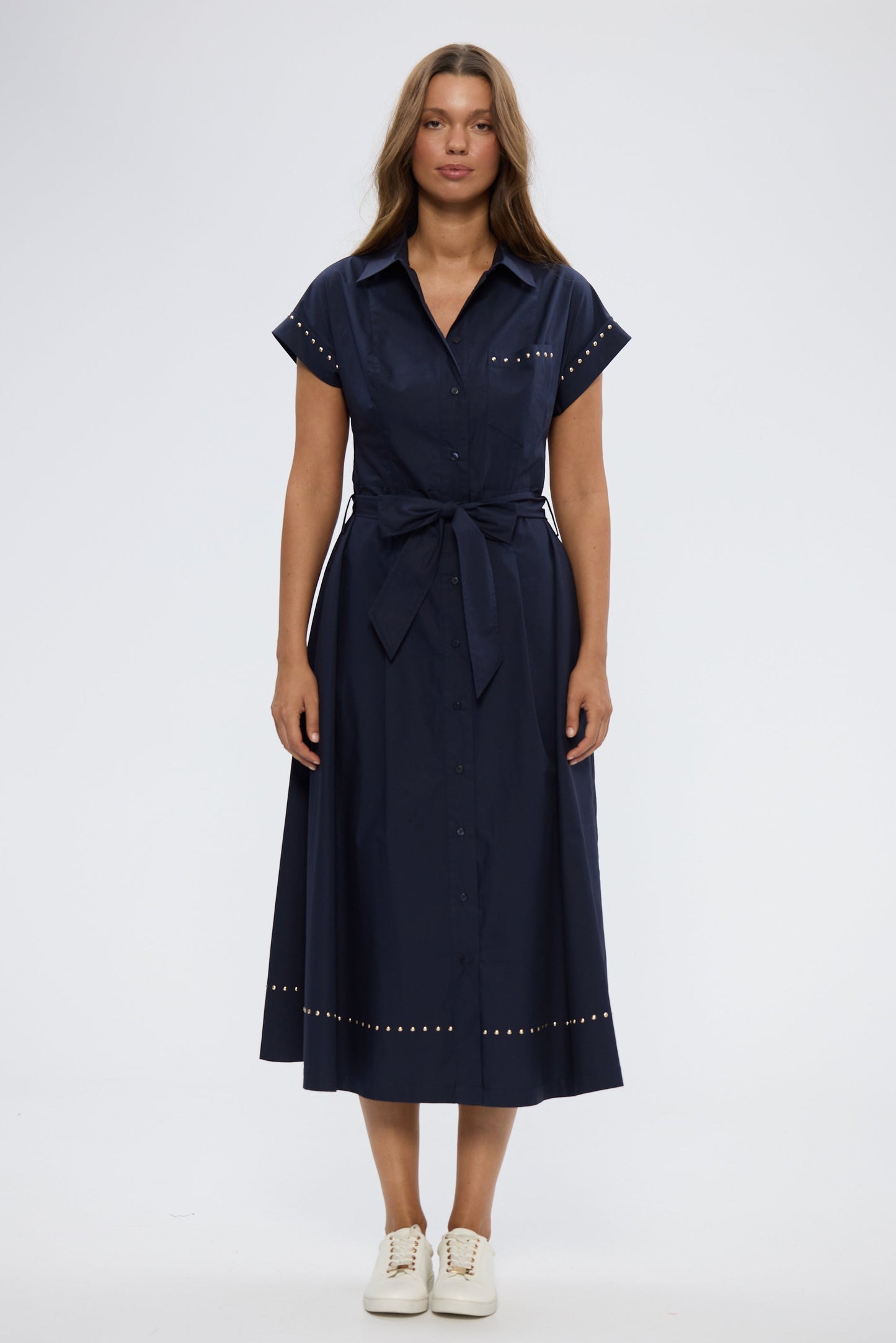 Cordelia Dress - Navy