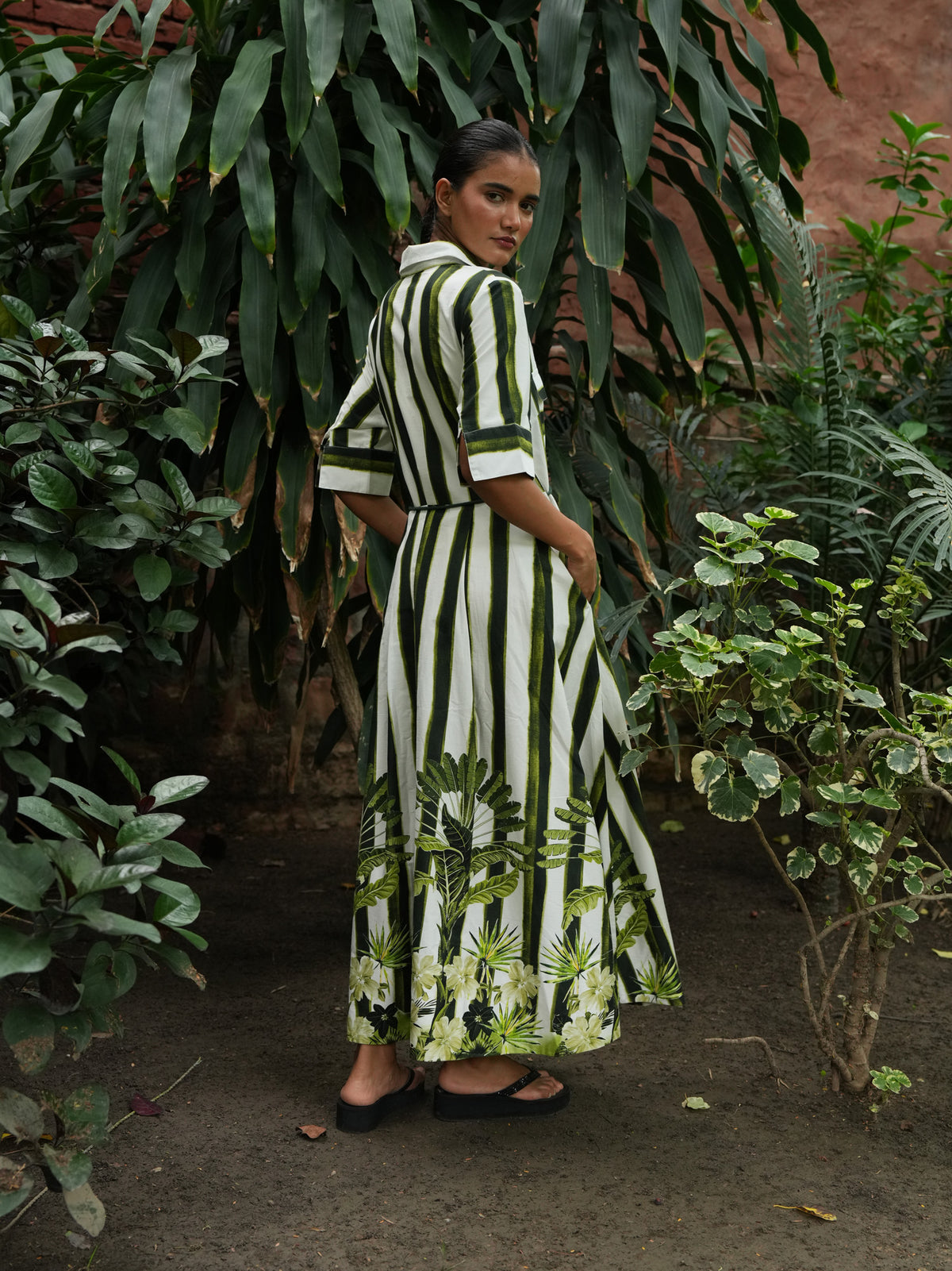 Nalani Dress in Botanica Print — additional view 5.