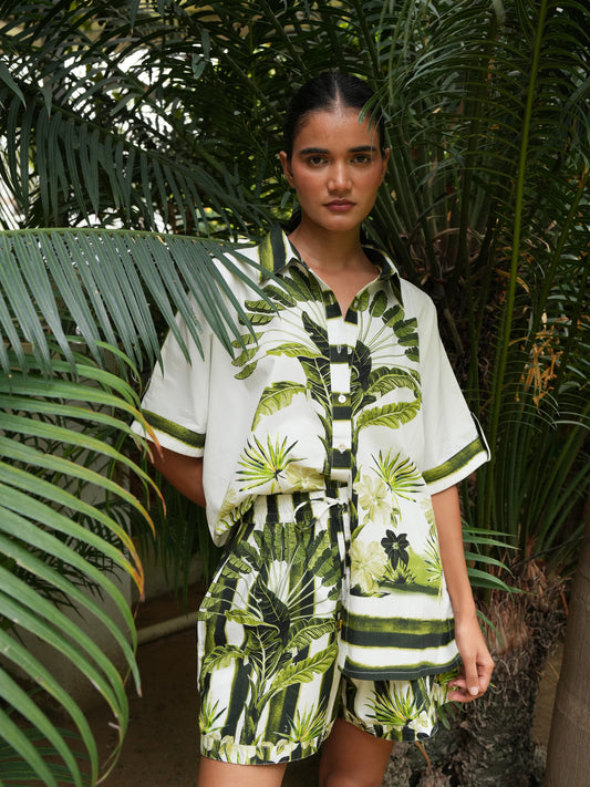 Nalani Shirt in Botanica Print — additional view 2.