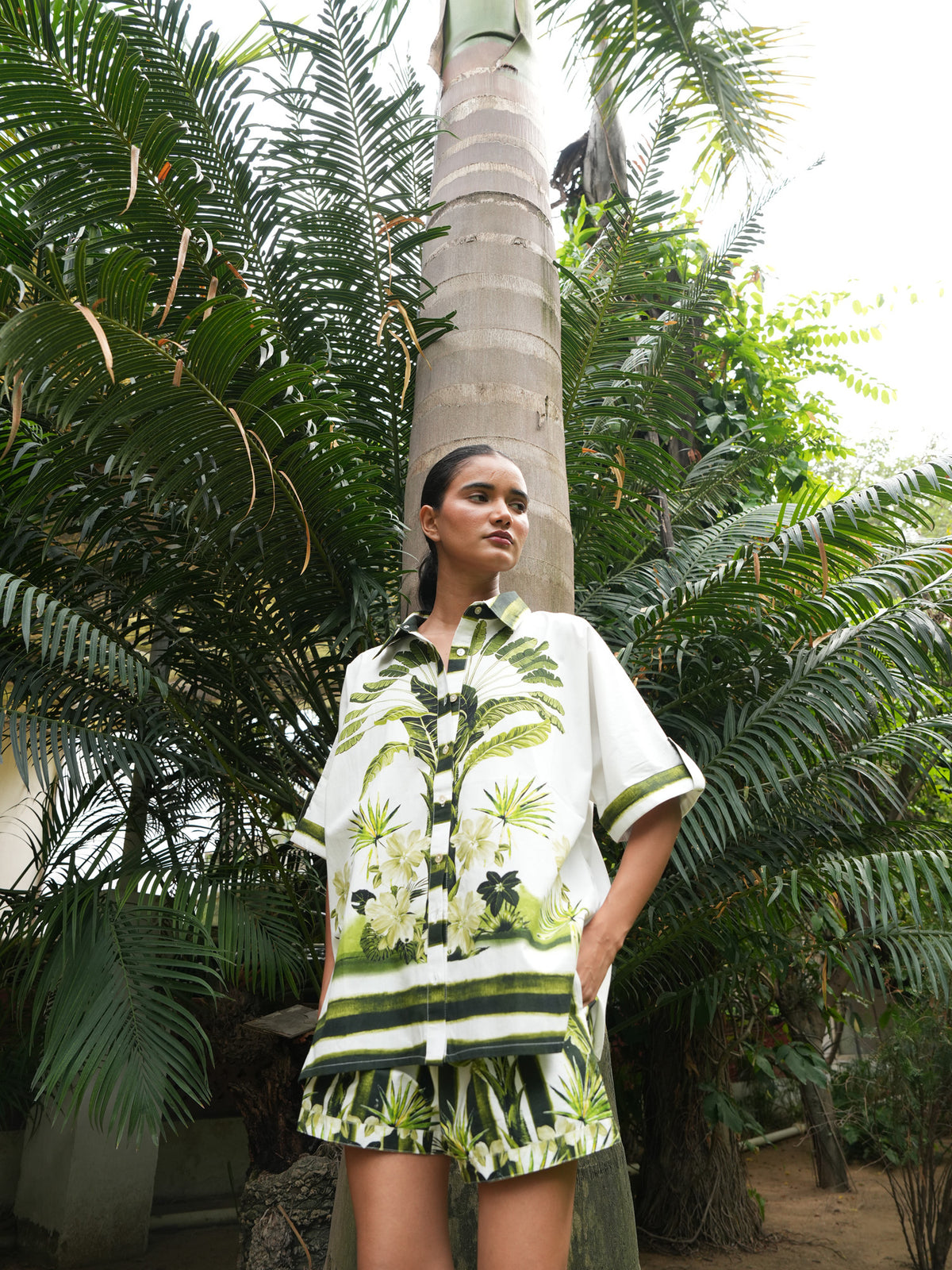 Nalani Shirt in Botanica Print — additional view 6.