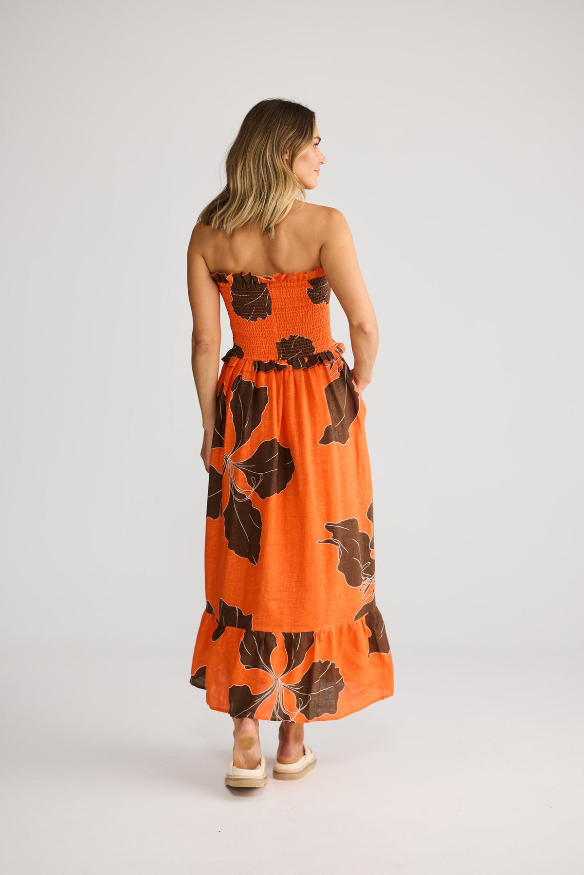 Sorrel Dress in Hibiscus Breeze — additional view 5.