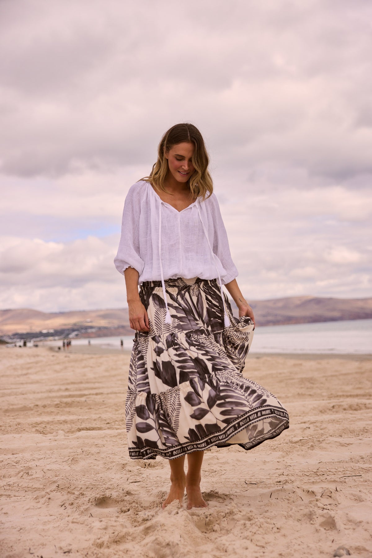 Seaside Top in White — additional view 4.