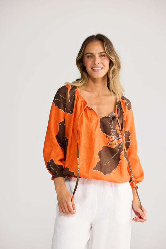 Seaside Top in Hibiscus Breeze — additional view 2.