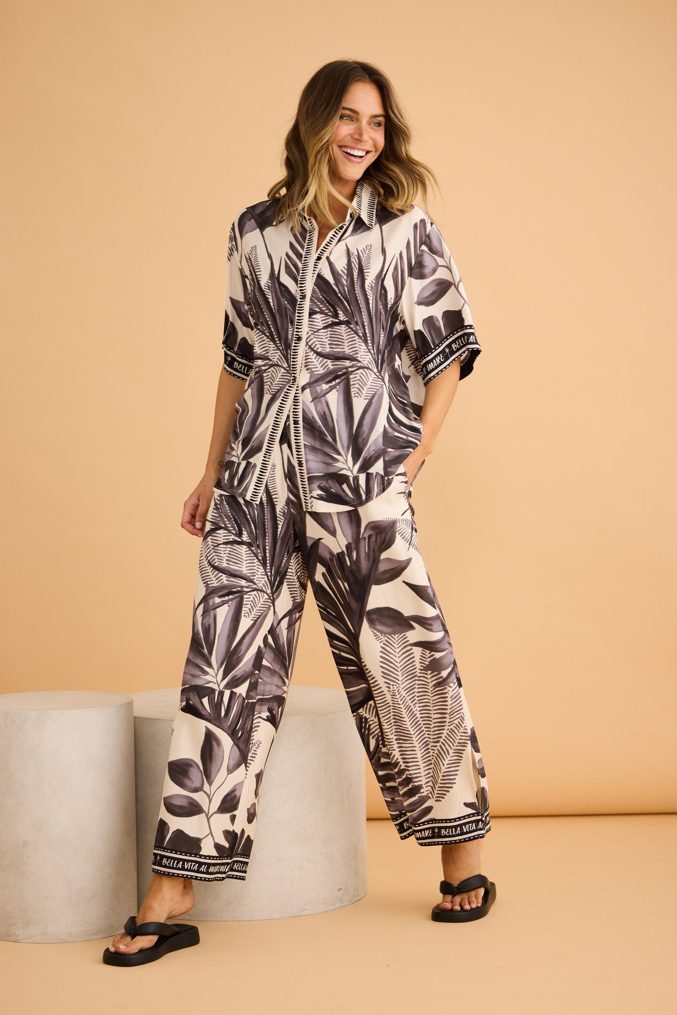Fly Away Pant in Sunset Palm — additional view 6.