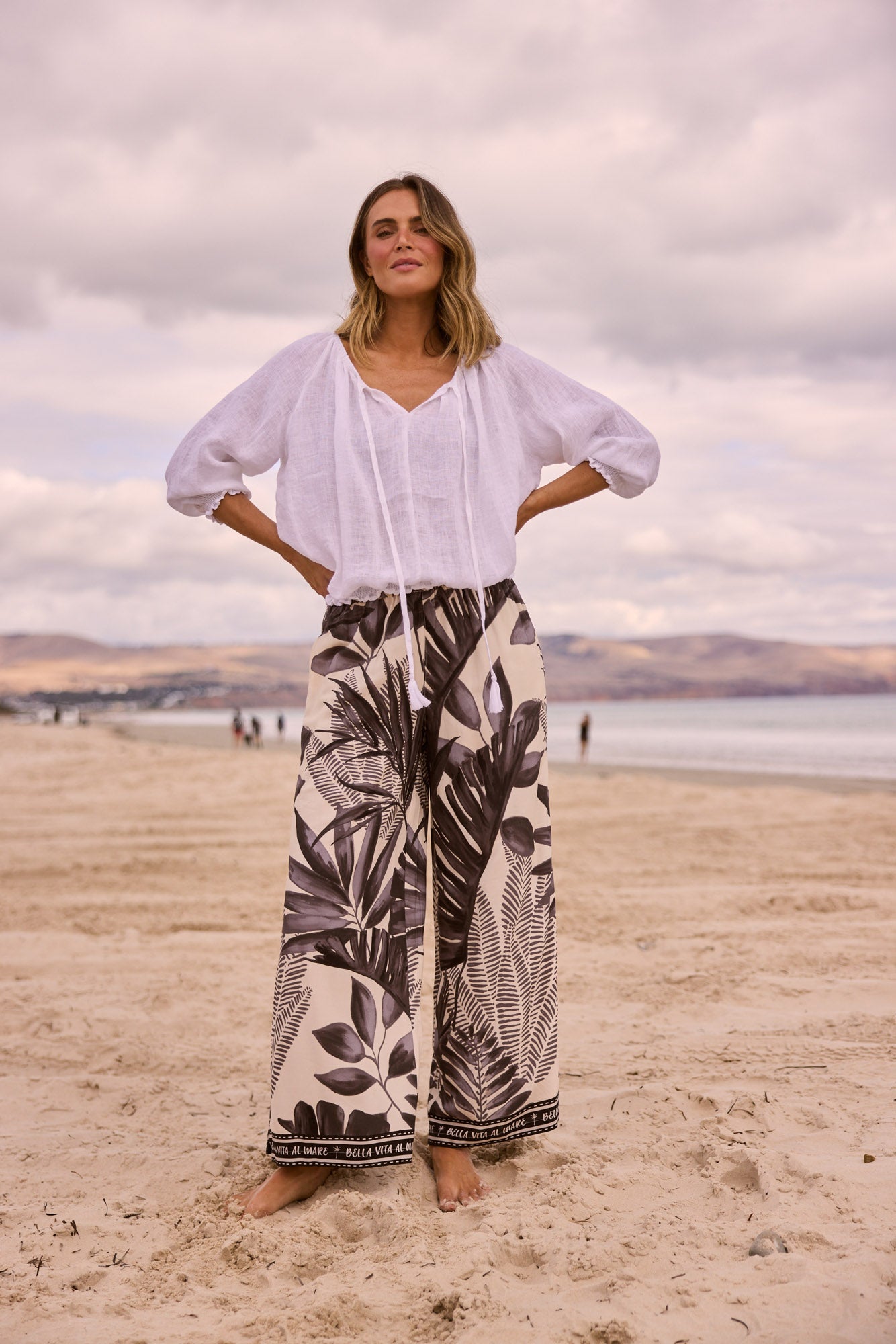 Fly Away Pant in Sunset Palm — additional view 4.