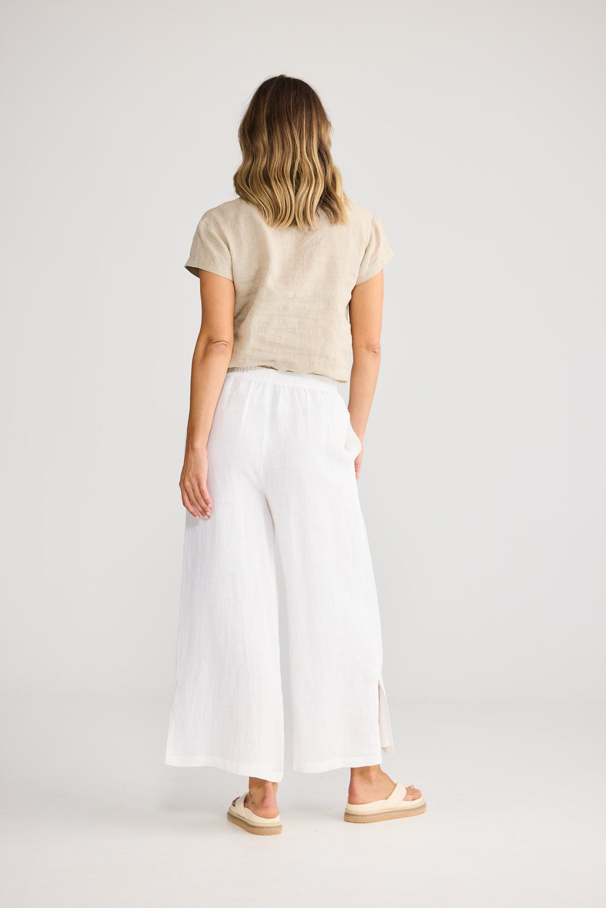 Fly Away Pant in White — additional view 2.