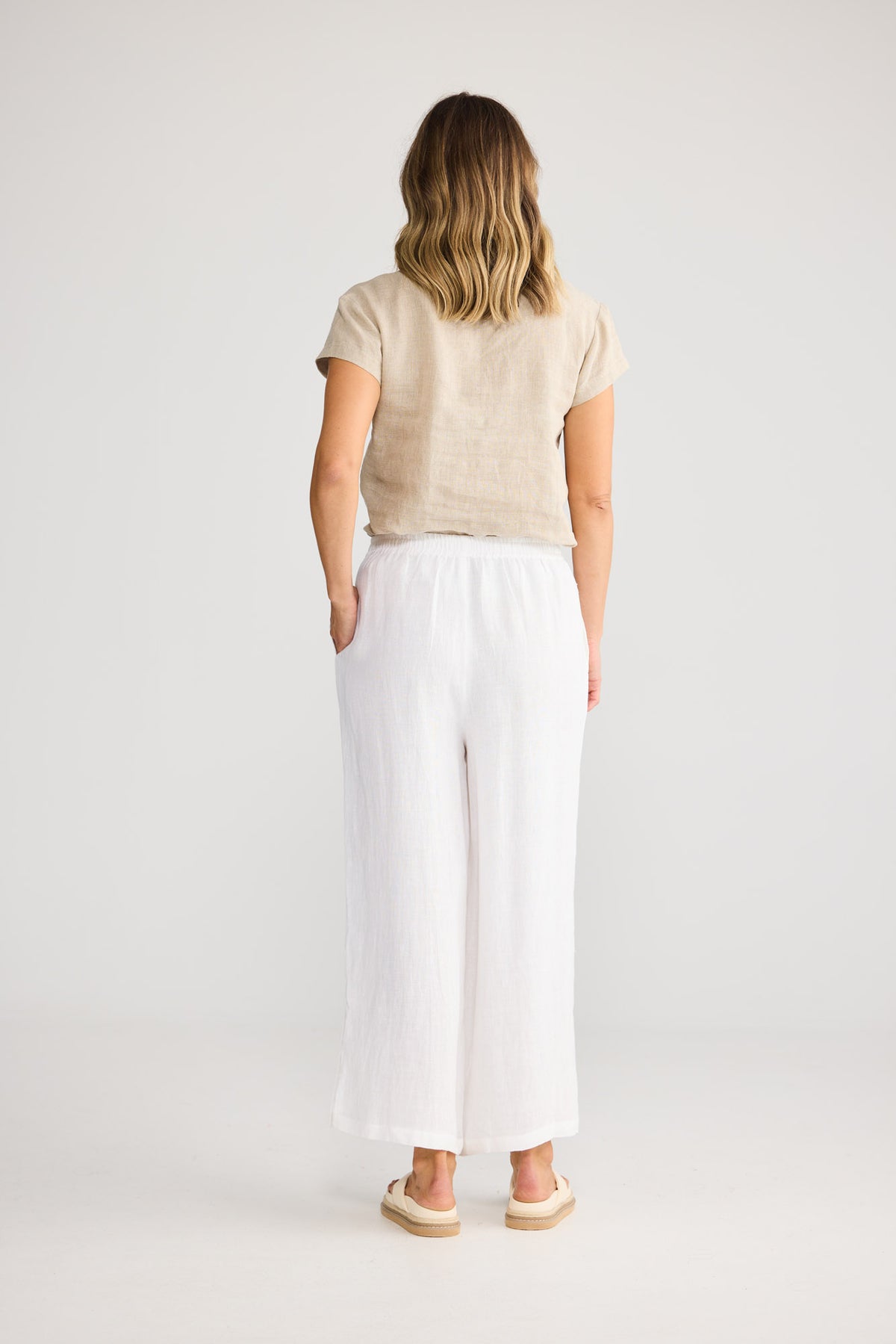 Fly Away Pant in White — additional view.