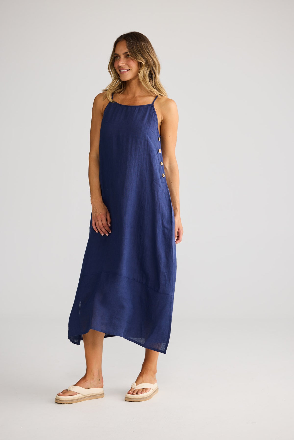 Cliffside Maxi Dress in Navy — additional view.