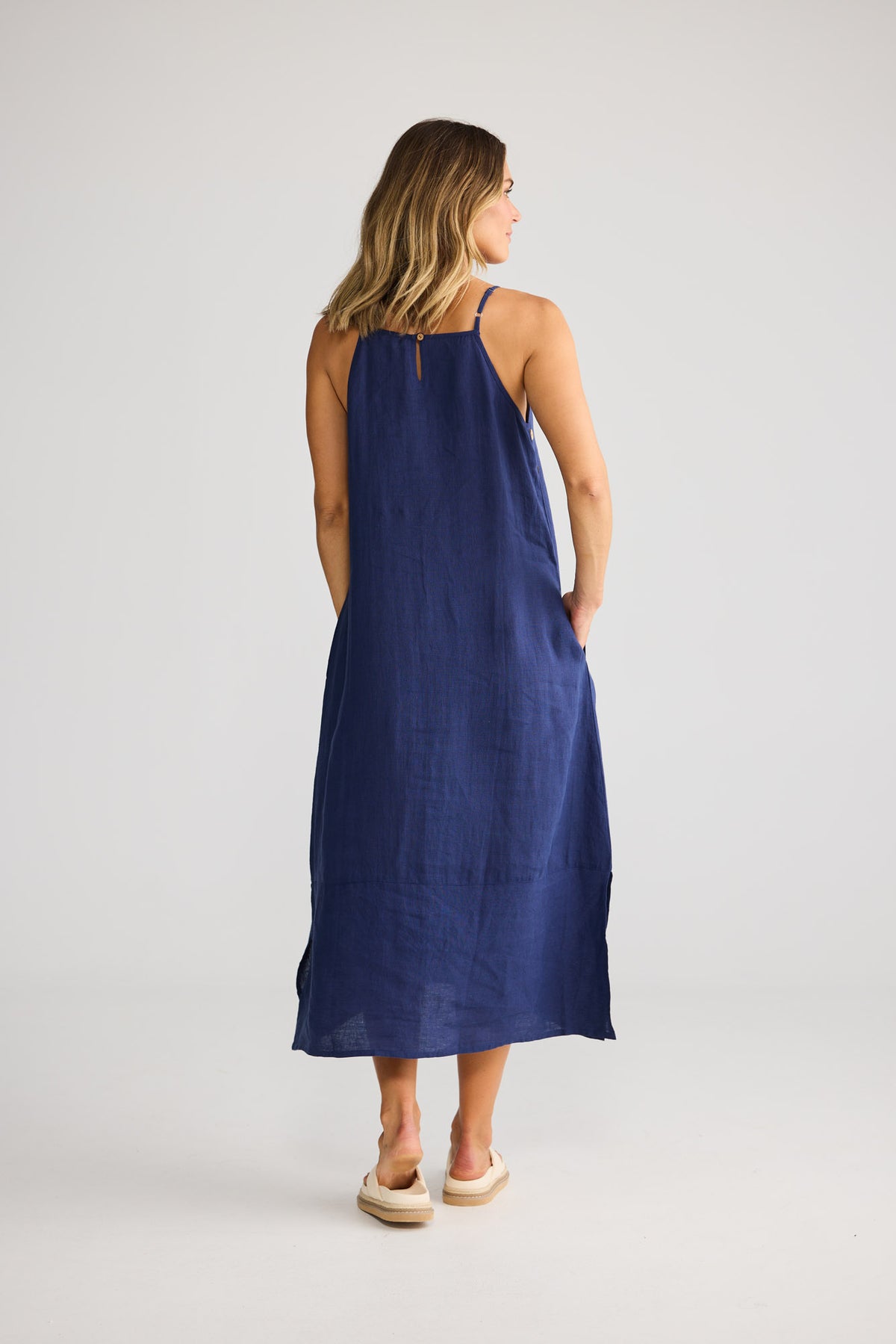 Cliffside Maxi Dress in Navy — additional view 2.