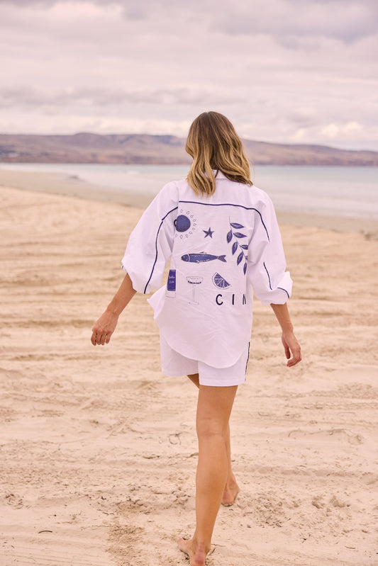 Vacation Shirt in White — additional view 2.