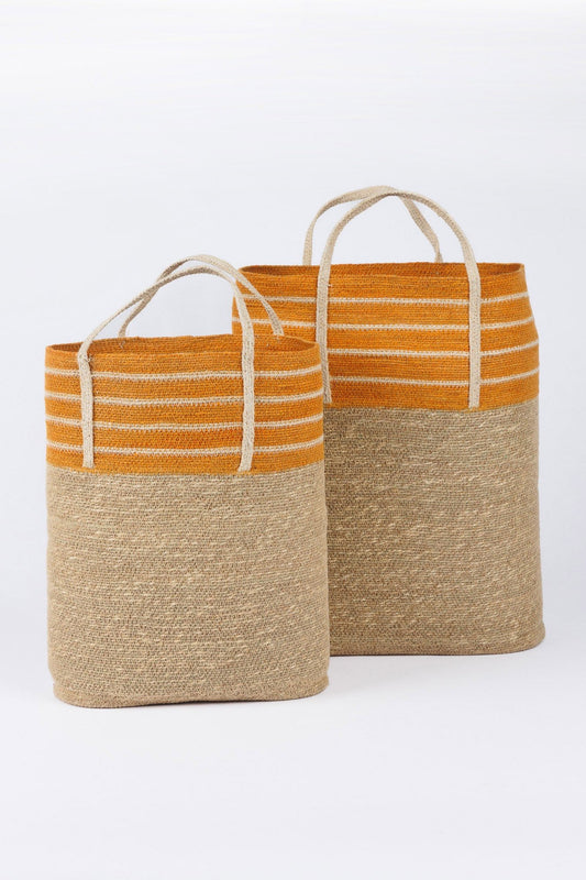 Jenkins Baskets Set Of 2 - Melon