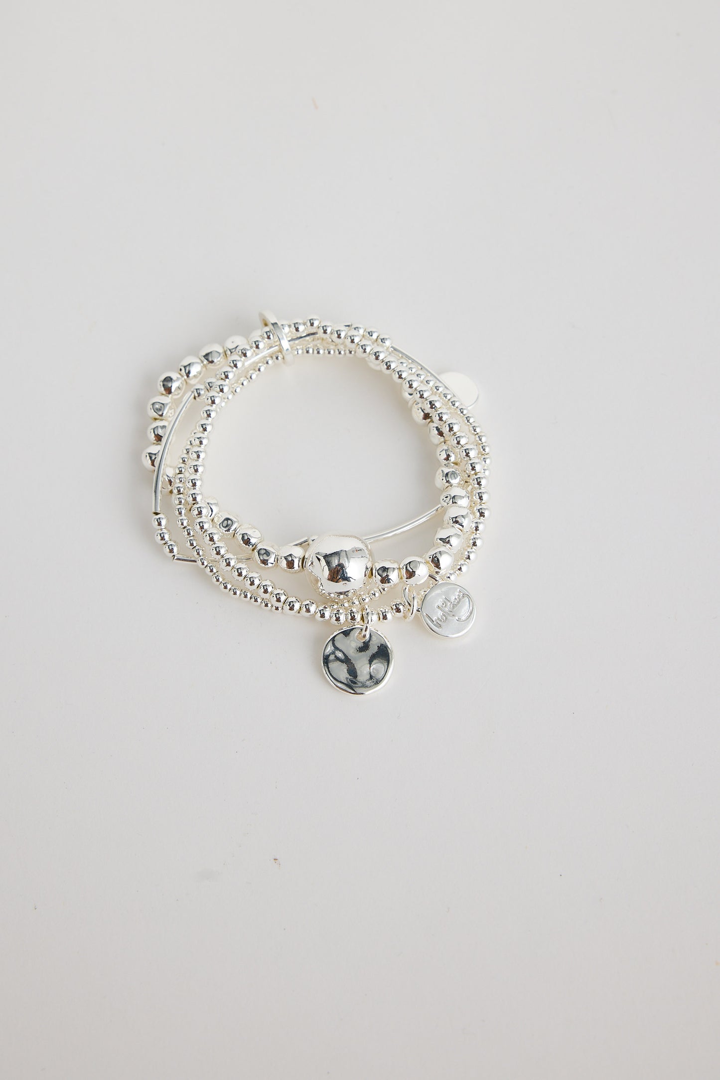 Isobel Stack Bracelet - Silver